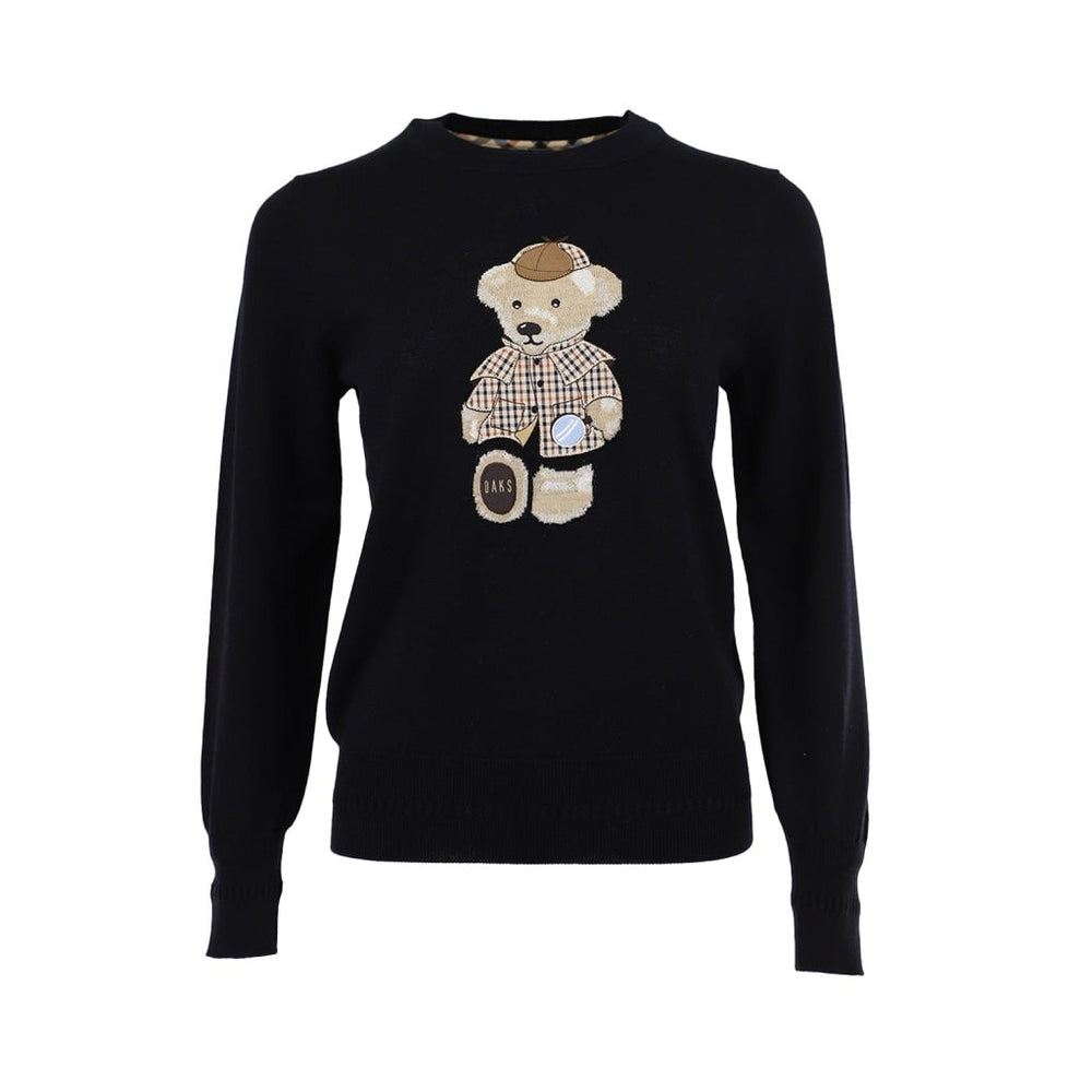 Curious Love Bear Wool Sweater Black / 38