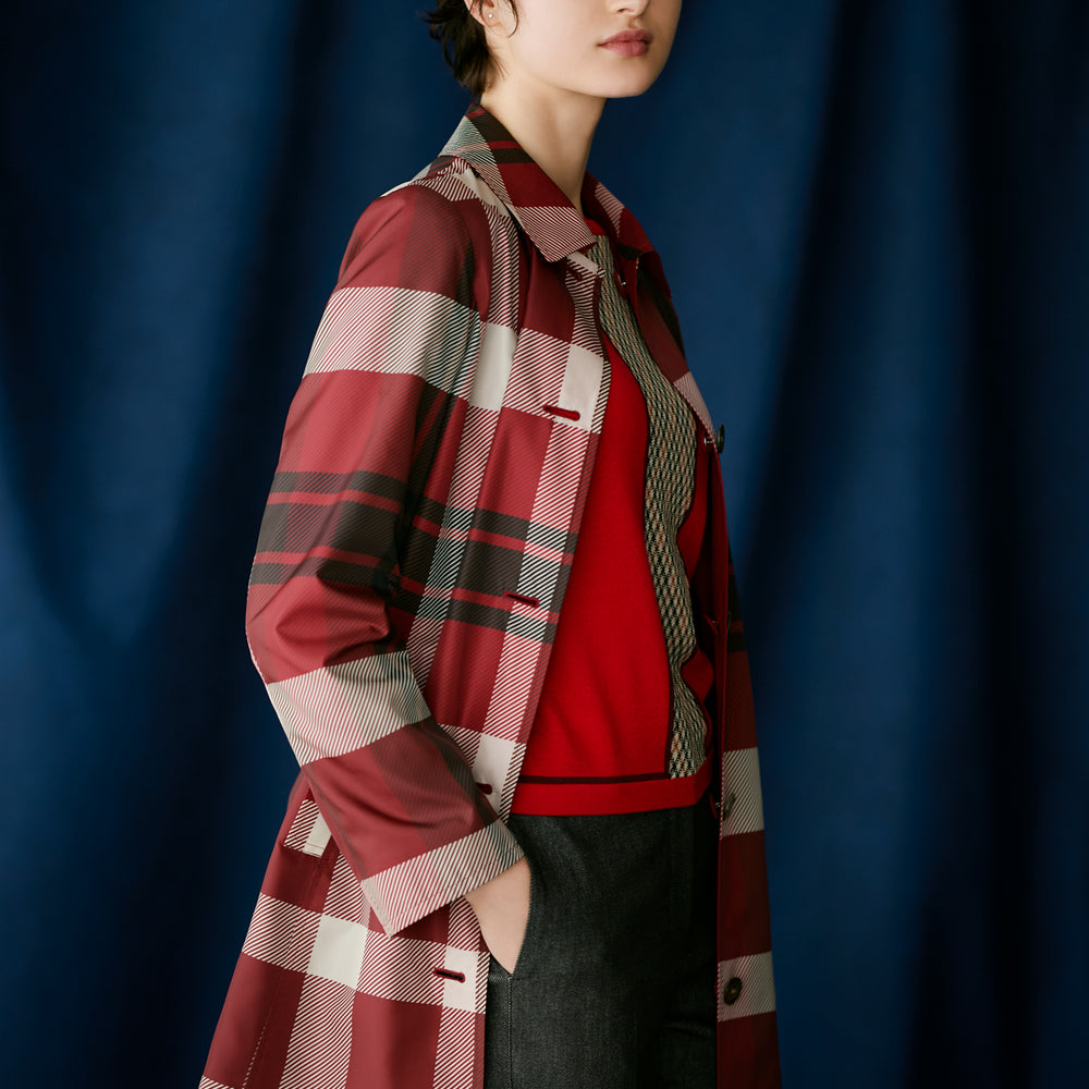 
                      
                        130th Anniversary Check Long Coat
                      
                    