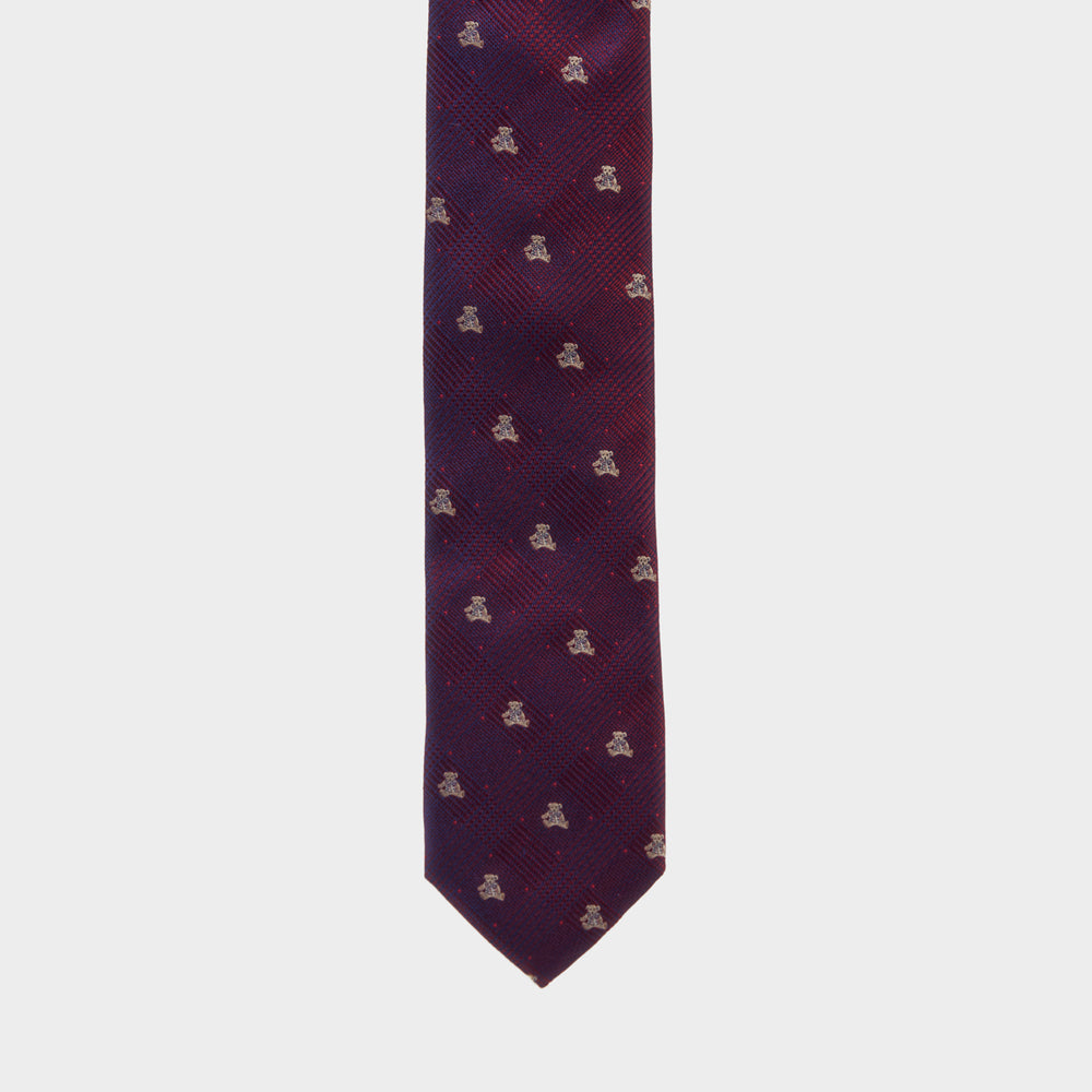 Teddy Bear Pattern Tie