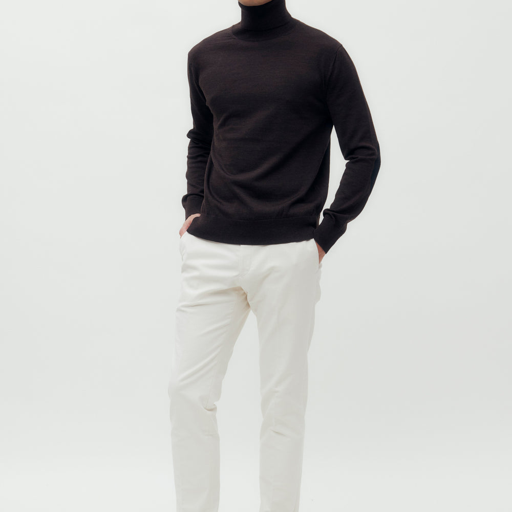 
                      
                        High Neck Wool Sweater
                      
                    