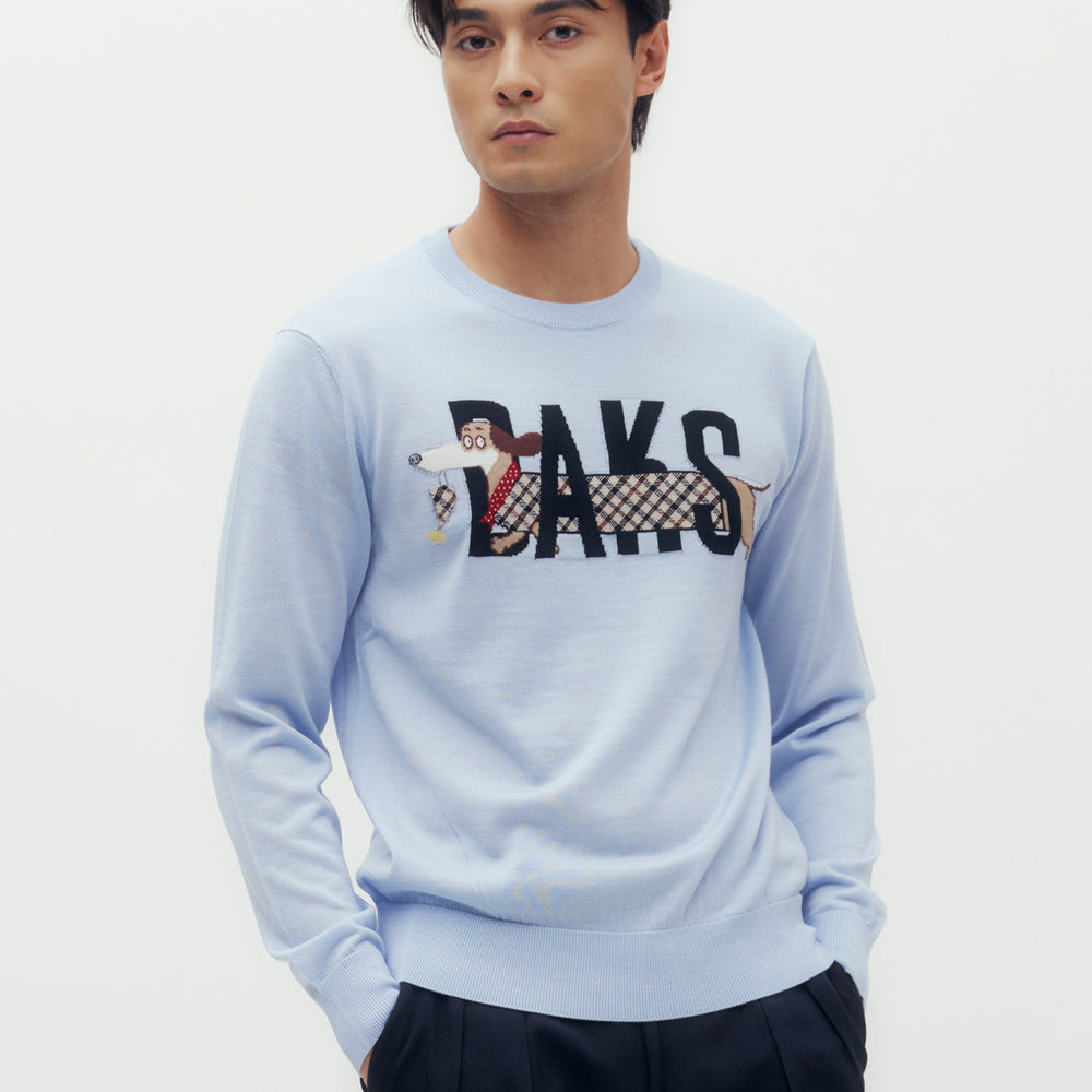 
                      
                        DAKS X Mr Slowboy Logo MAX Sweater
                      
                    