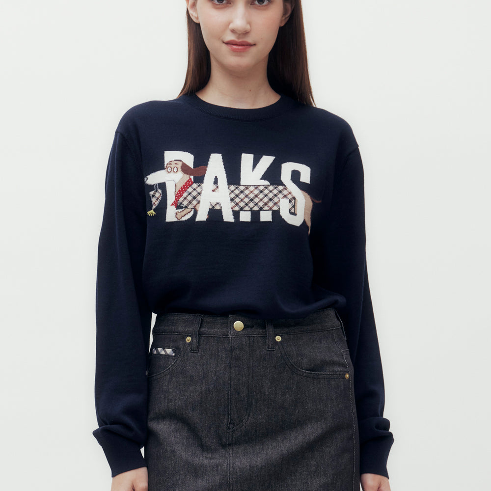 
                      
                        DAKS X Mr Slowboy Logo MAX Sweater
                      
                    