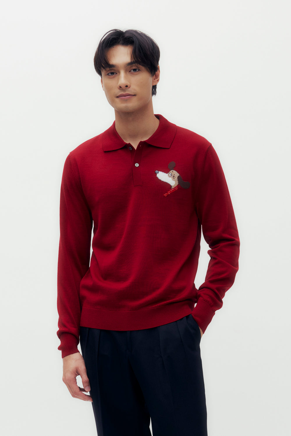 DAKS X Mr Slowboy Wink MAX Polo Sweater