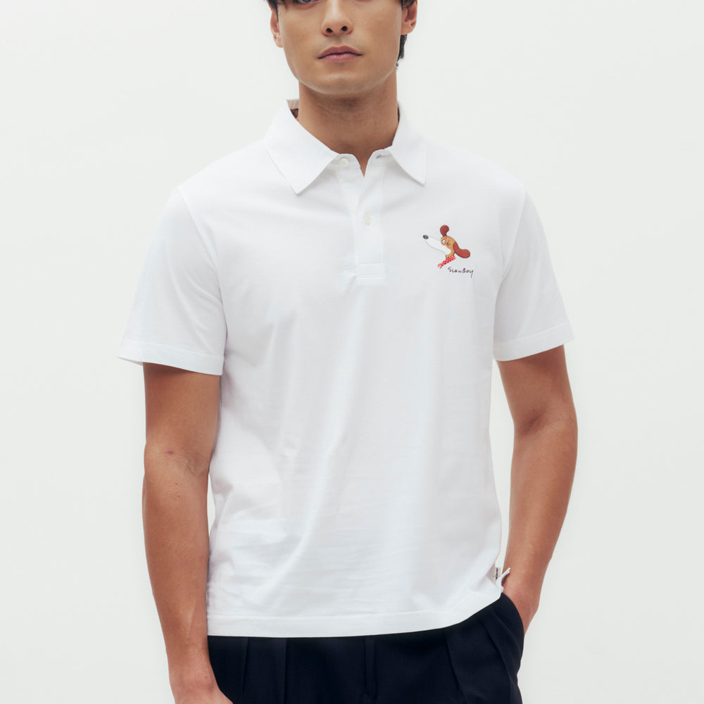 
                      
                        DAKS X Mr Slowboy Wink MAX Polo Shirt
                      
                    