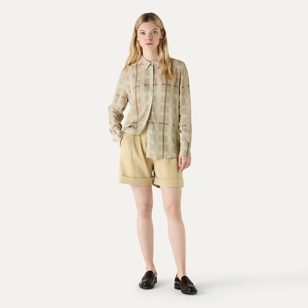 
                      
                        Geo Check Woven Blouse DAKS L
                      
                    