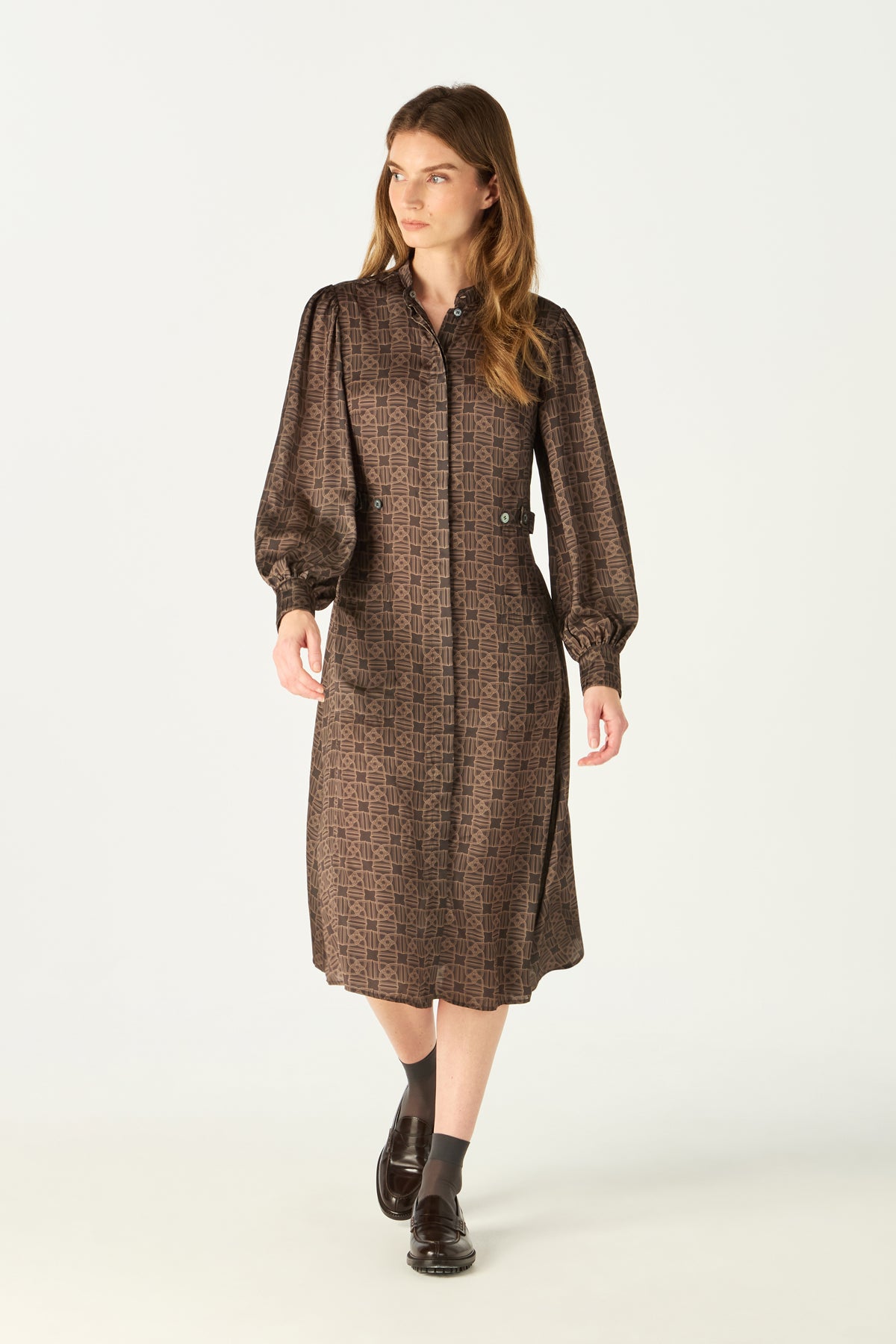 Interlocking D Shirt Dress