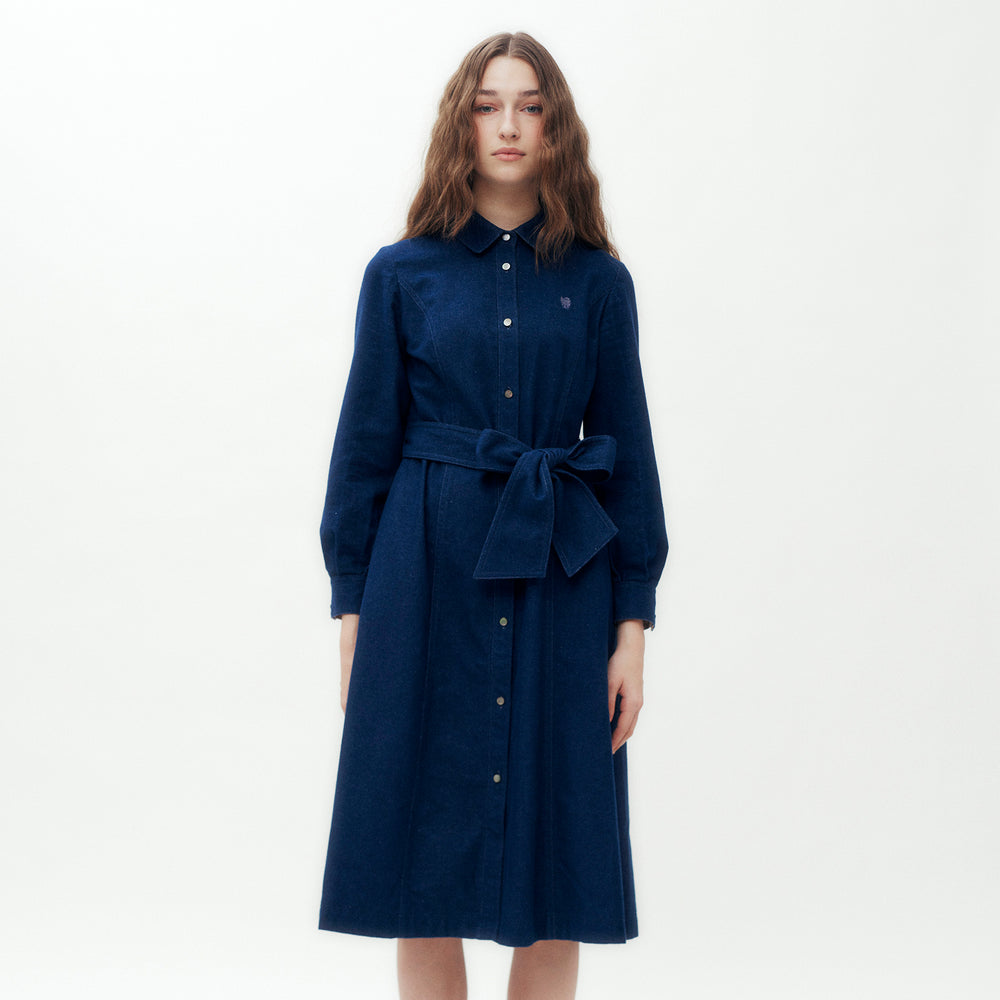 
                      
                        Coat of Arms Logo Denim Dress
                      
                    