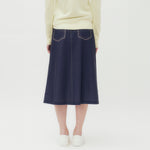 Denim Midi Skirt DKL