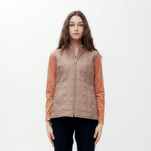 Shadow Check Quilted Vest DK L