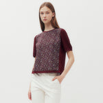 Seasonal Floral Pattern Sweater
