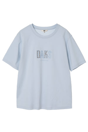 DAKS Lace Embroidered Logo T-Shirt DAKS Hong Kong