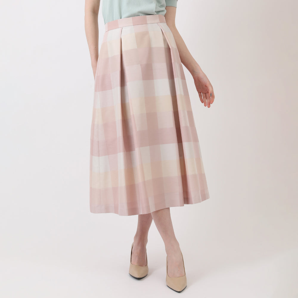 
                      
                        Block Check Maxi skirt DK L
                      
                    