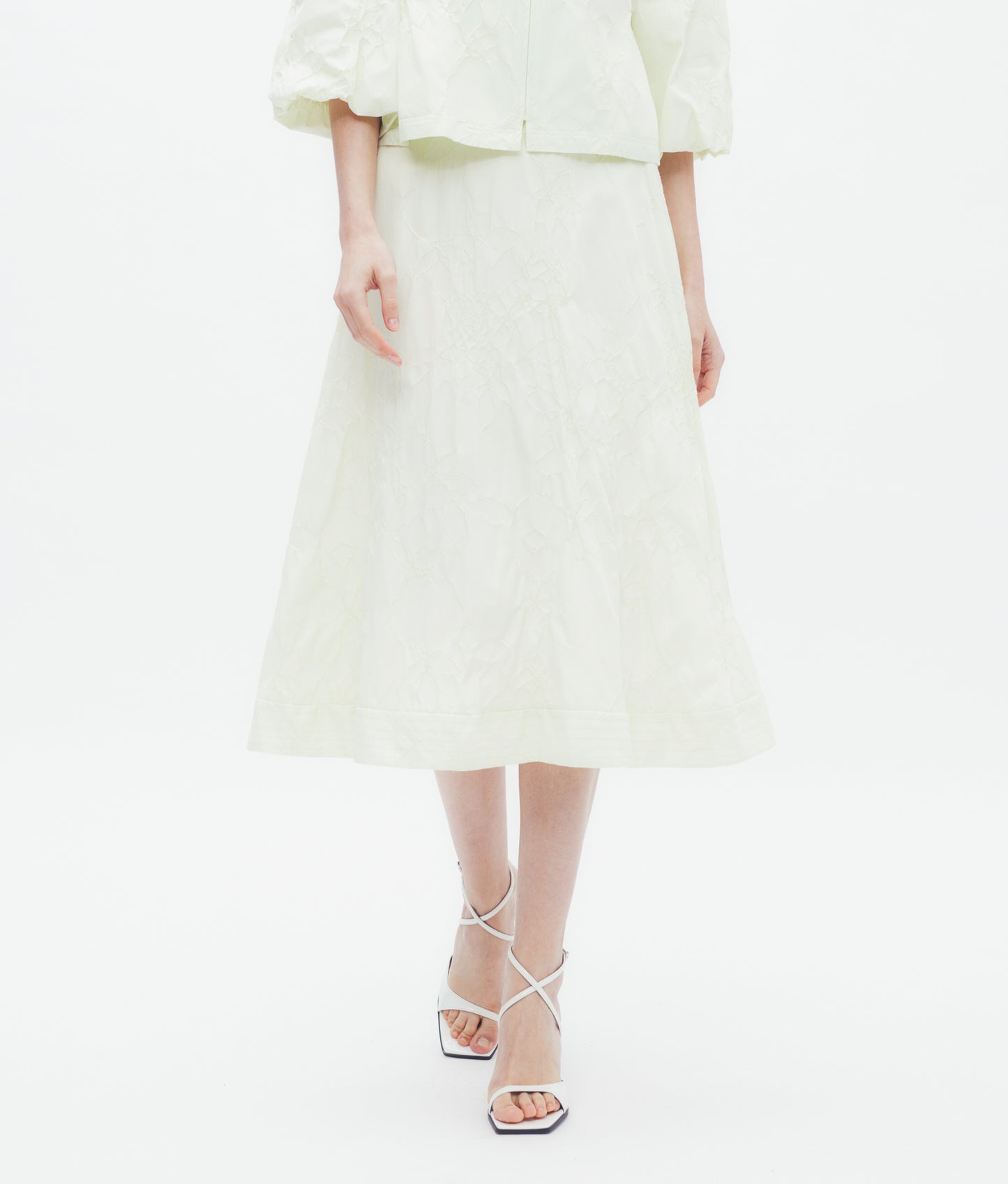 Flower Motif Jacquard Skirt DAKS Hong Kong