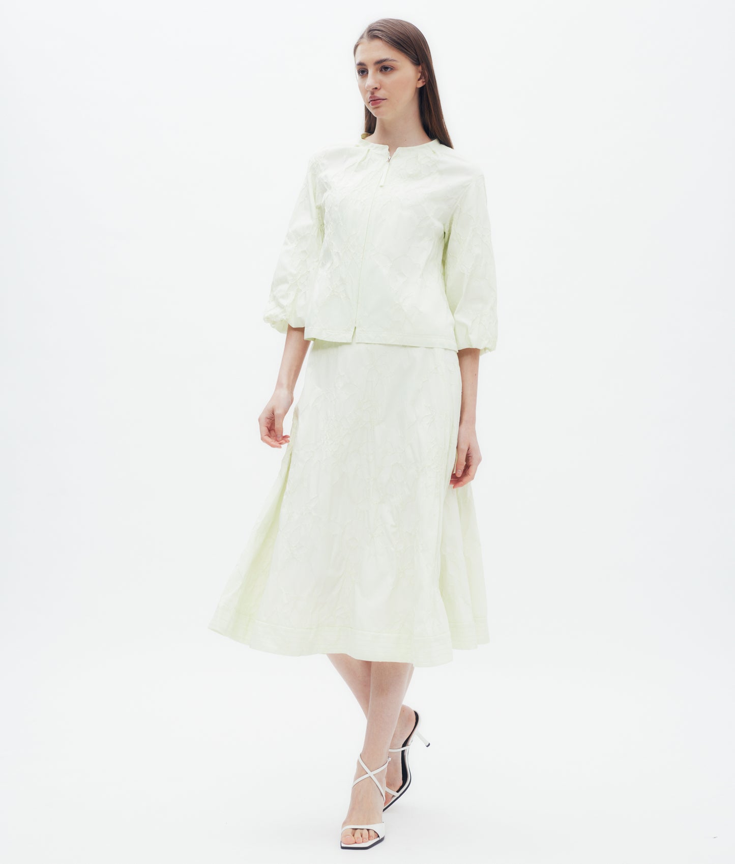 Flower Motif Jacquard Skirt DAKS Hong Kong