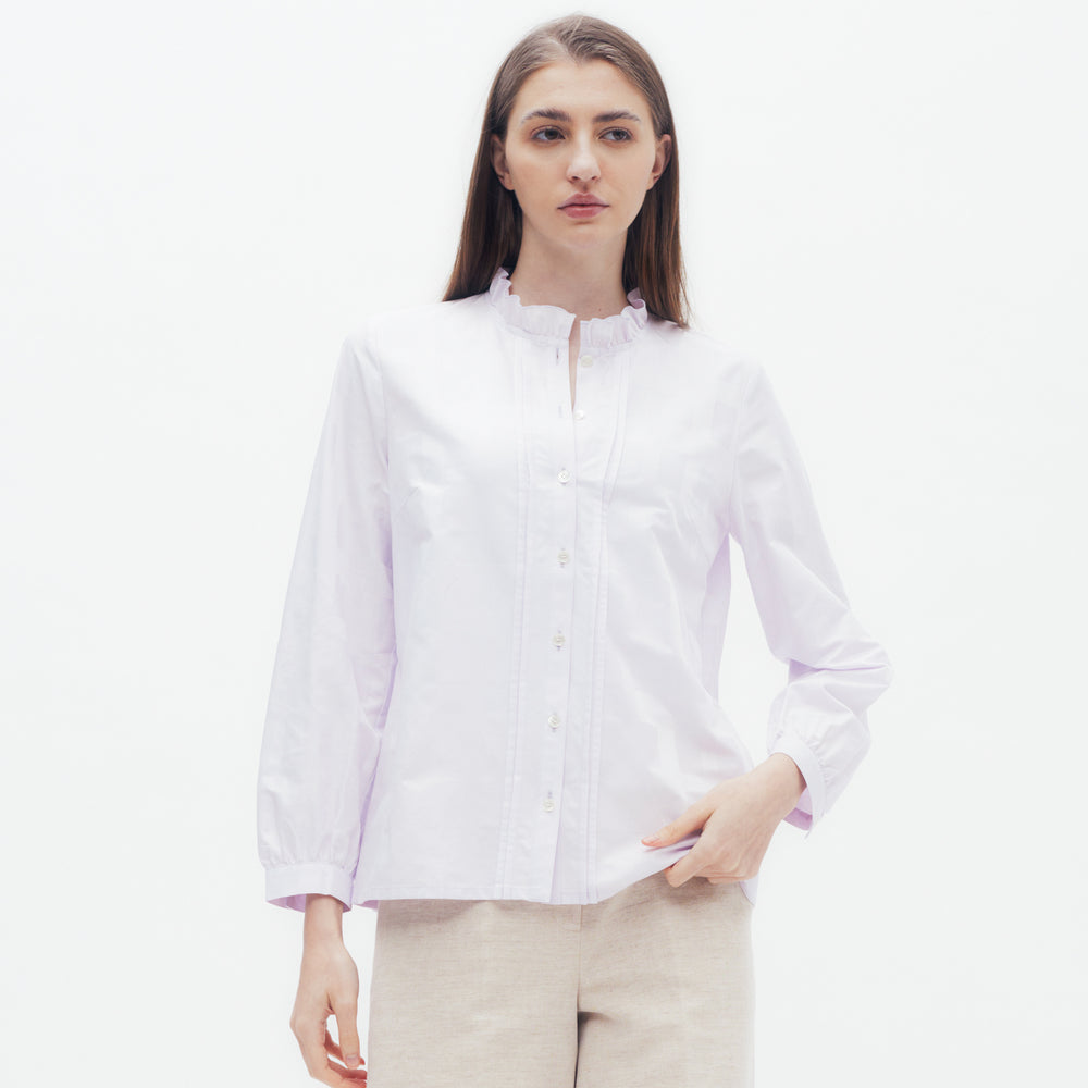 Shadow Check Frill Blouse DAKS Hong Kong