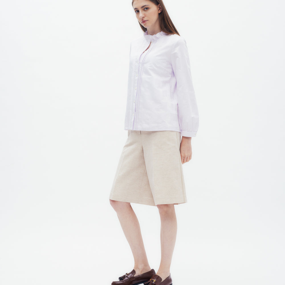 Shadow Check Frill Blouse DAKS Hong Kong