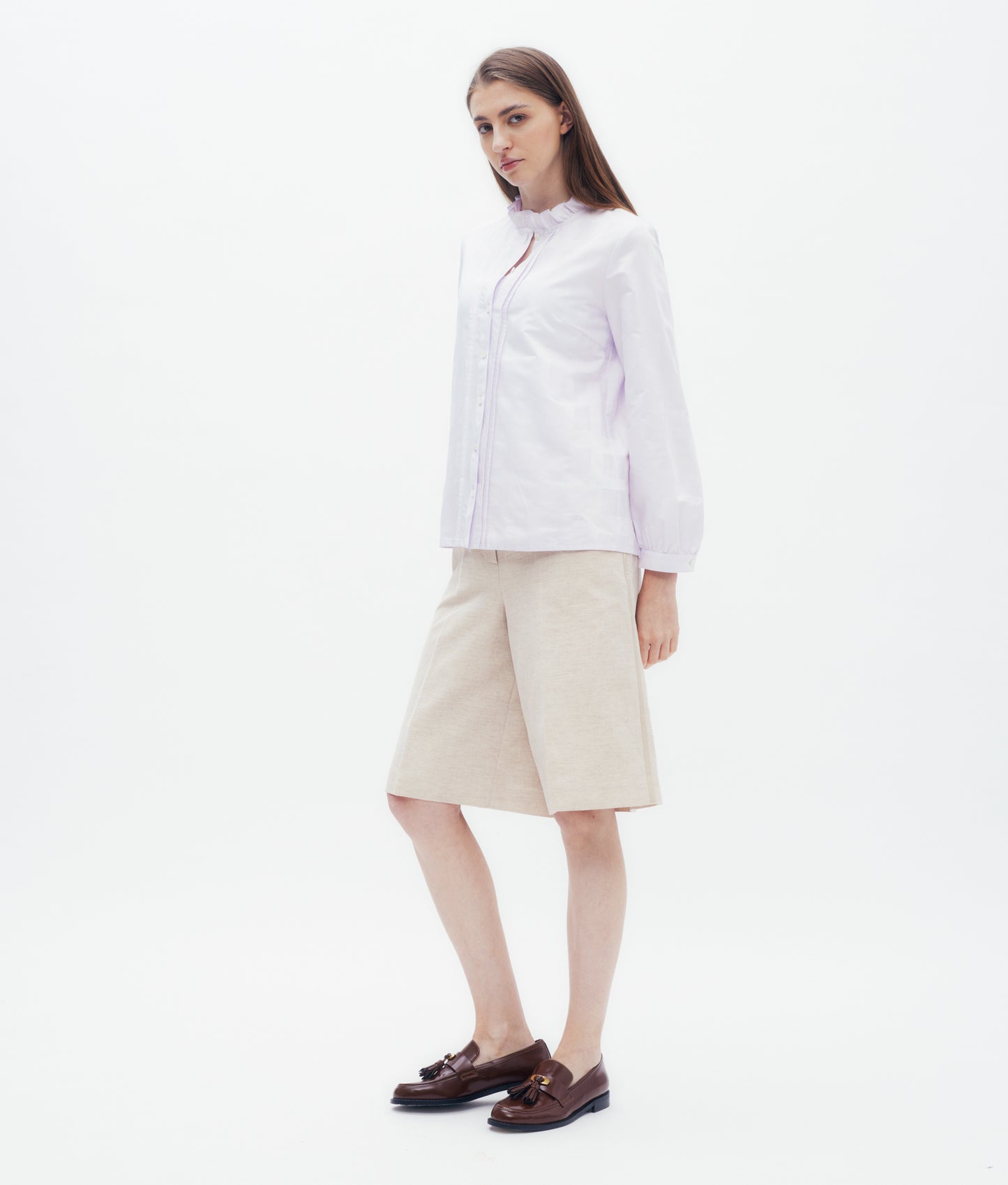 Shadow Check Frill Blouse DAKS Hong Kong