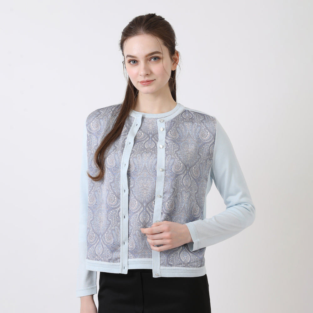 
                      
                        Paisley Print Knit Cardigan DK L
                      
                    