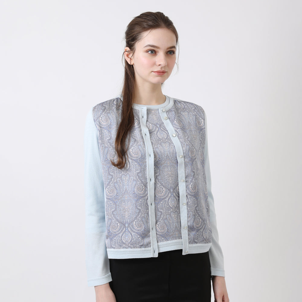 
                      
                        Paisley Print Knit Cardigan DK L
                      
                    