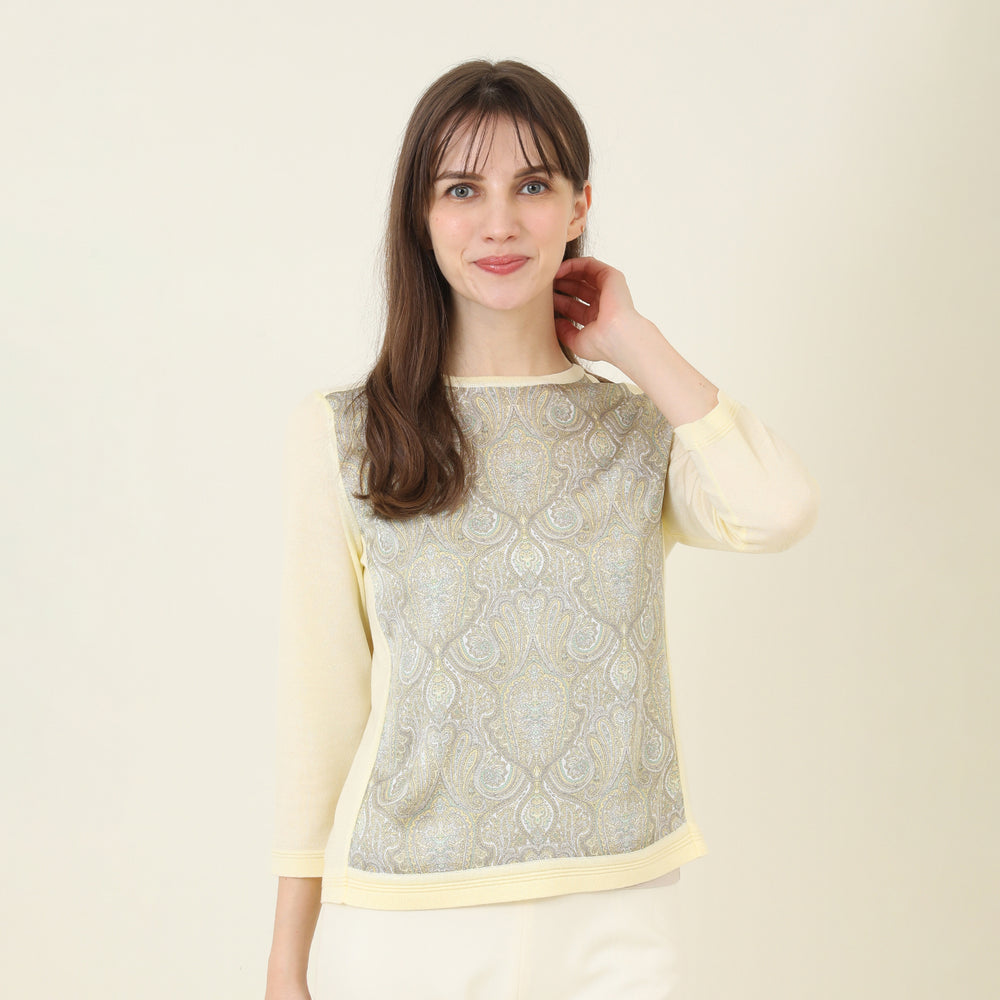 
                      
                        Paisley Print Knit Sweater DK L
                      
                    