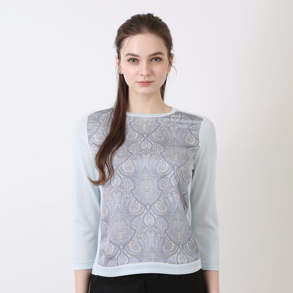 
                      
                        Paisley Print Knit Sweater DK L
                      
                    