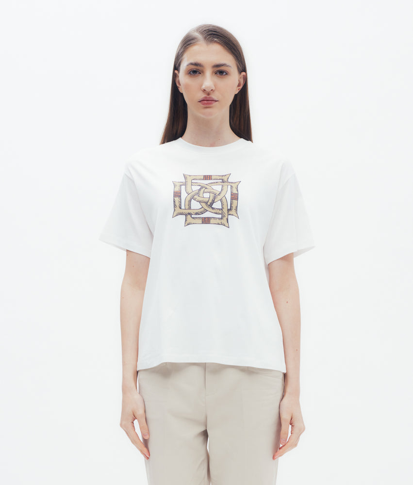 Interlocking DD Logo T-Shirt DAKS Hong Kong