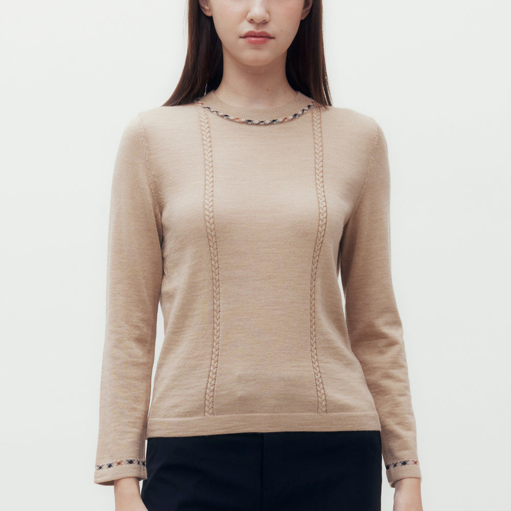 Cashmere Blended Wool Sweater