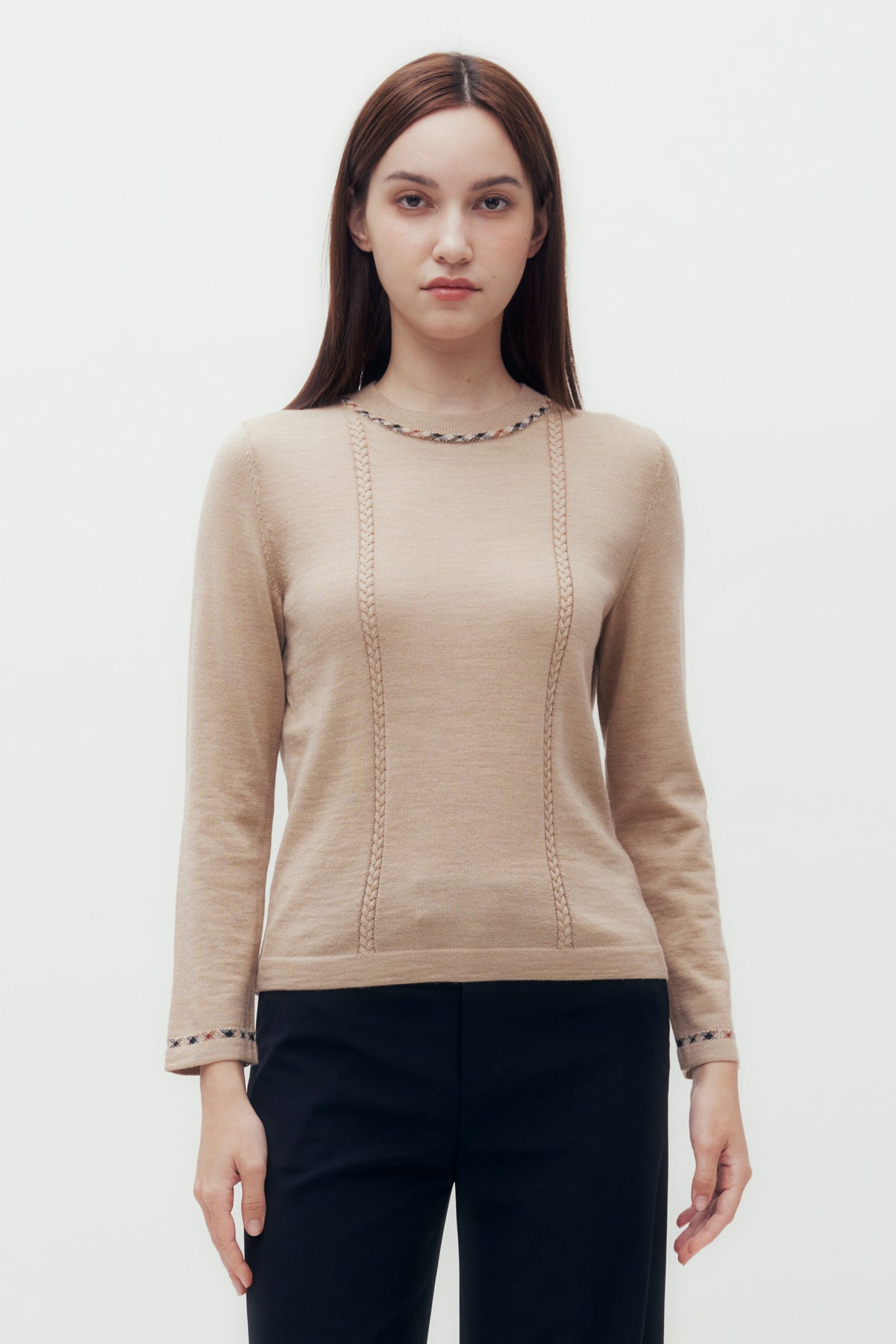 Cashmere Blended Wool Sweater