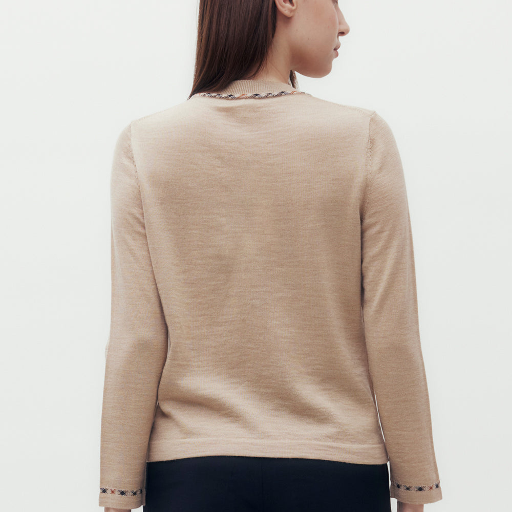 Cashmere Blended Wool Sweater