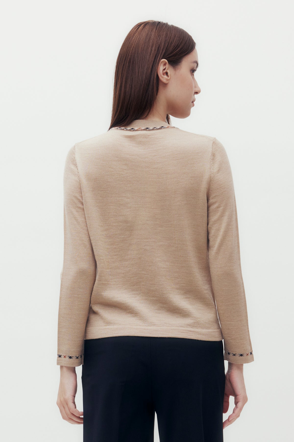 Cashmere Blended Wool Sweater