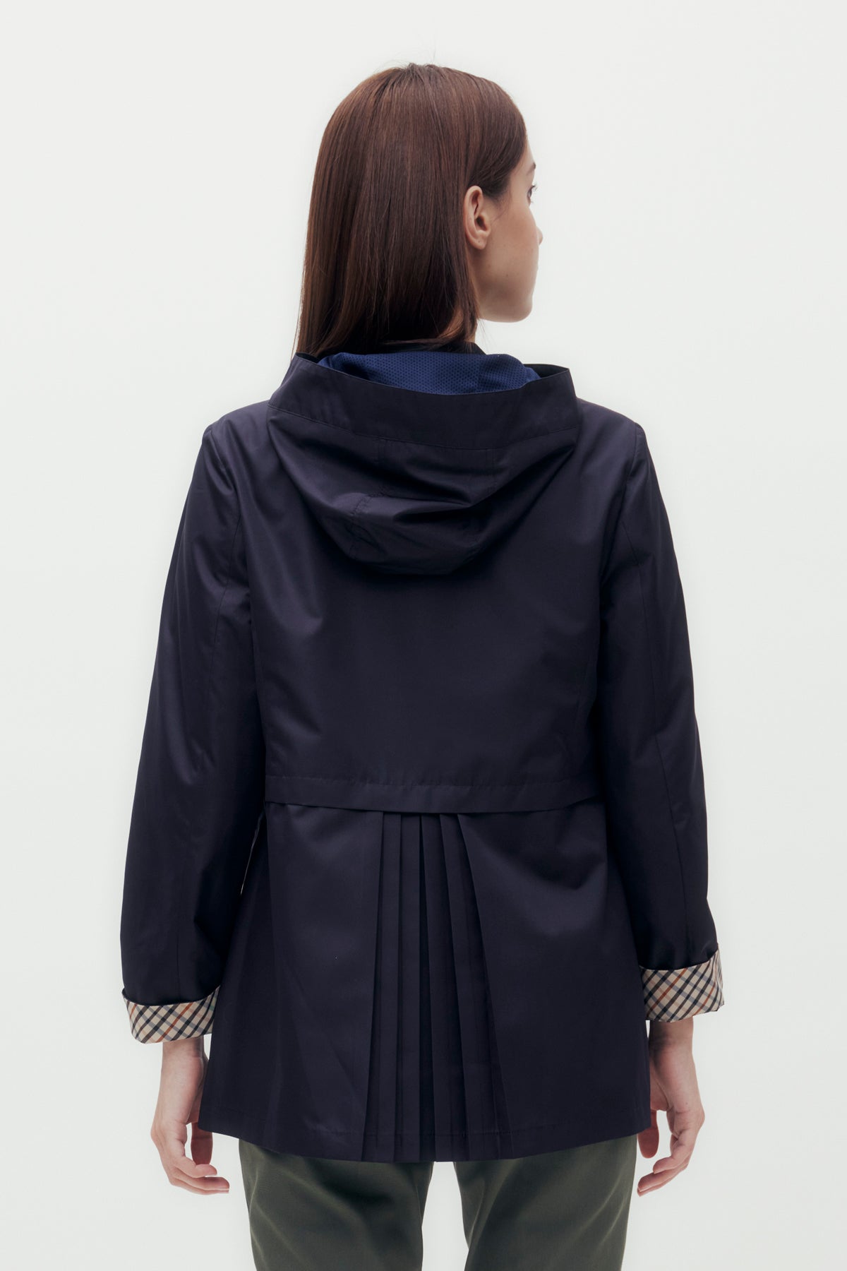 Mid-length Hooded Blouson Jacket