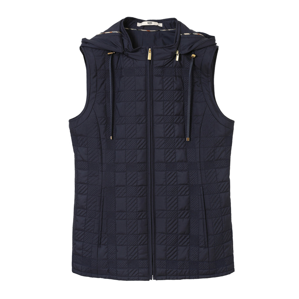 Shadow Check Quilted Vest DK L
