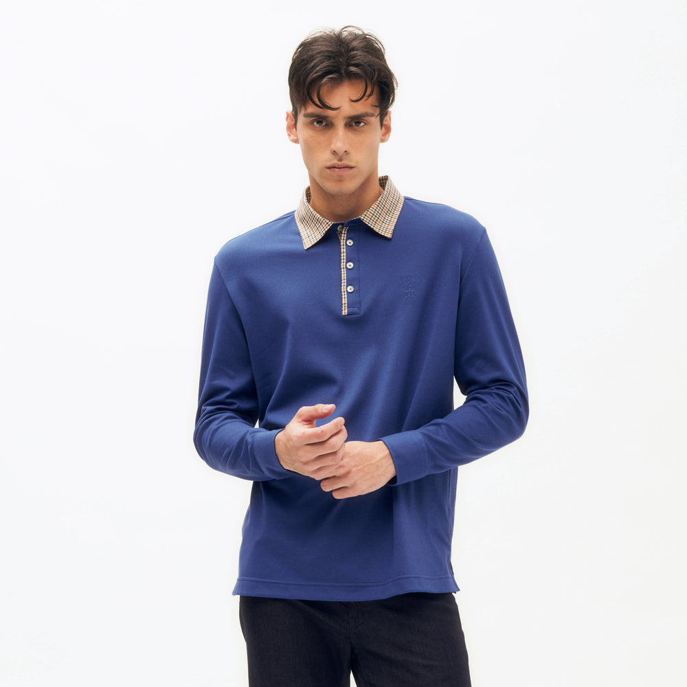 
                      
                        Micro Mini House Check Collar Polo Shirt
                      
                    