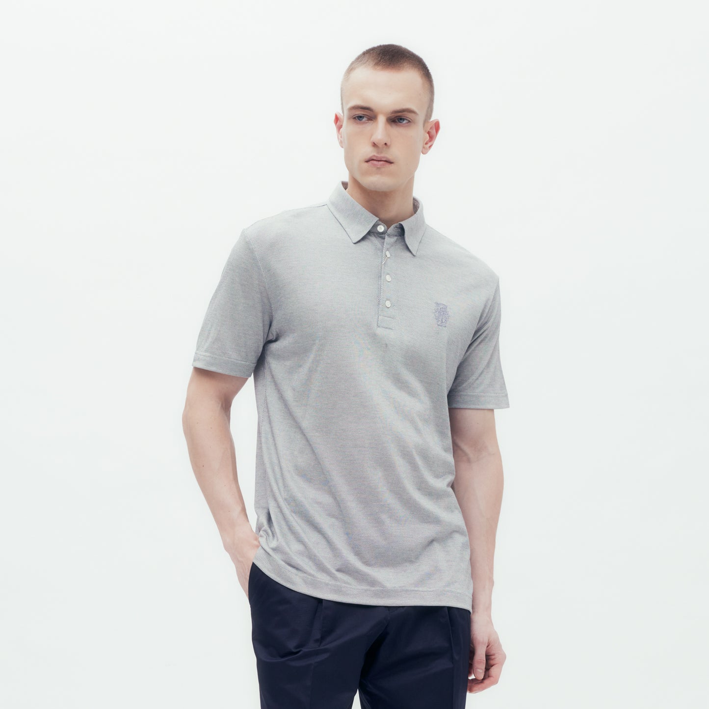 Silk-Blend Polo Shirt DAKS Hong Kong