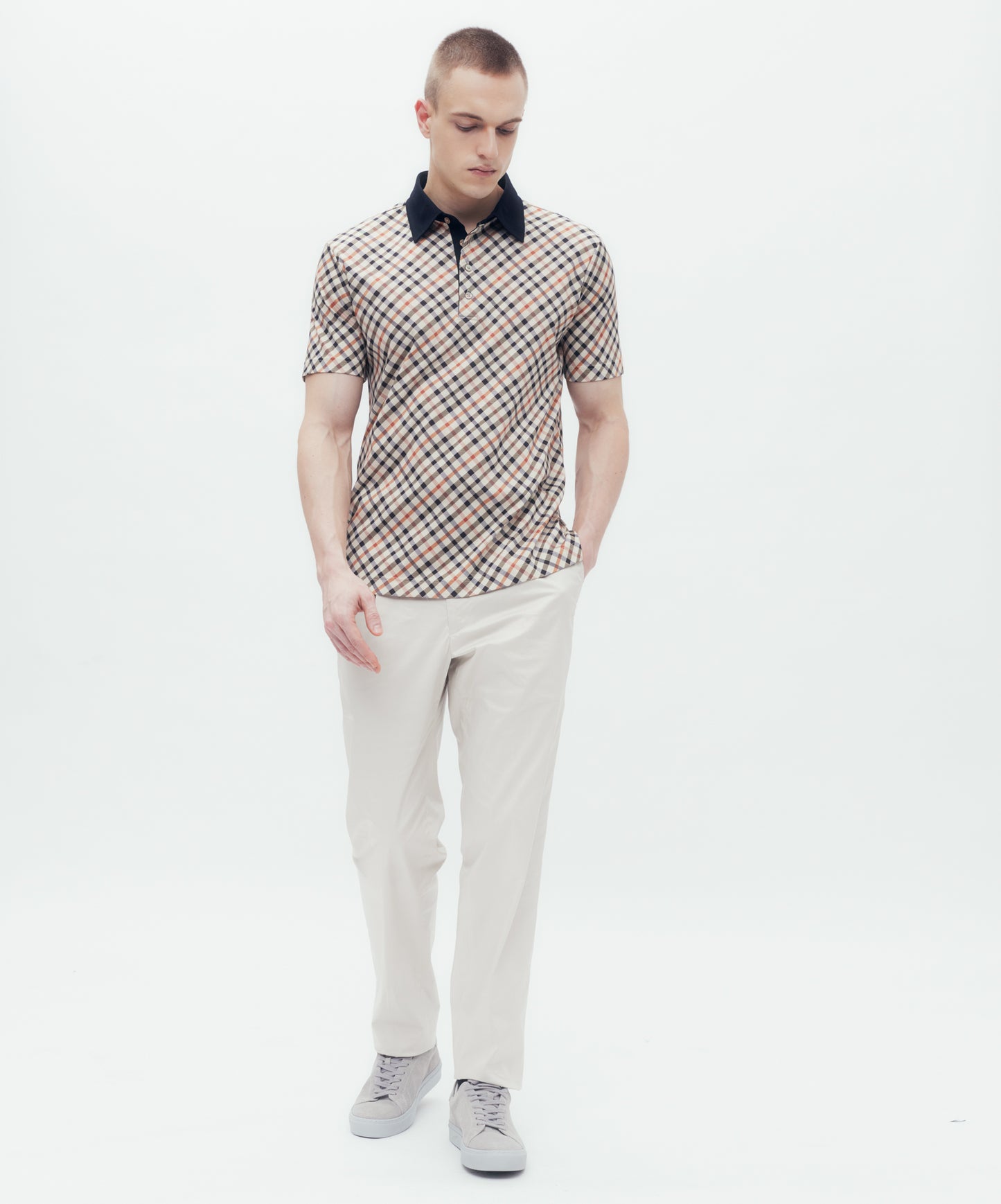 Bias Check Polo Shirt DAKS Hong Kong