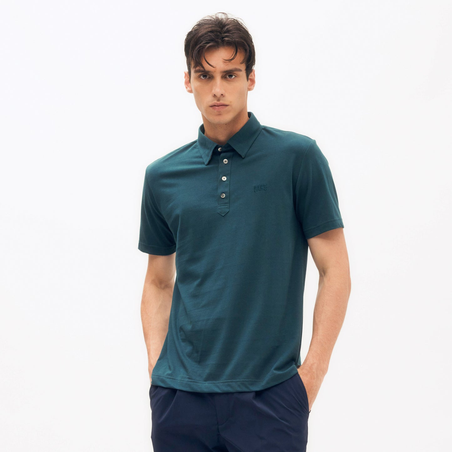 DAKS Logo Polo Shirt DG M