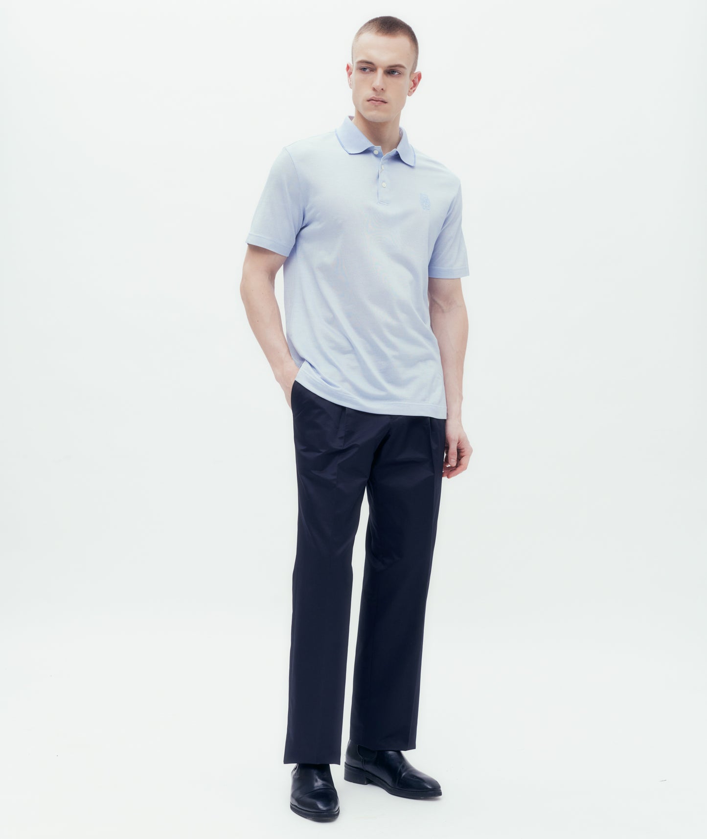 Silk-Blend Polo Shirt DAKS Hong Kong