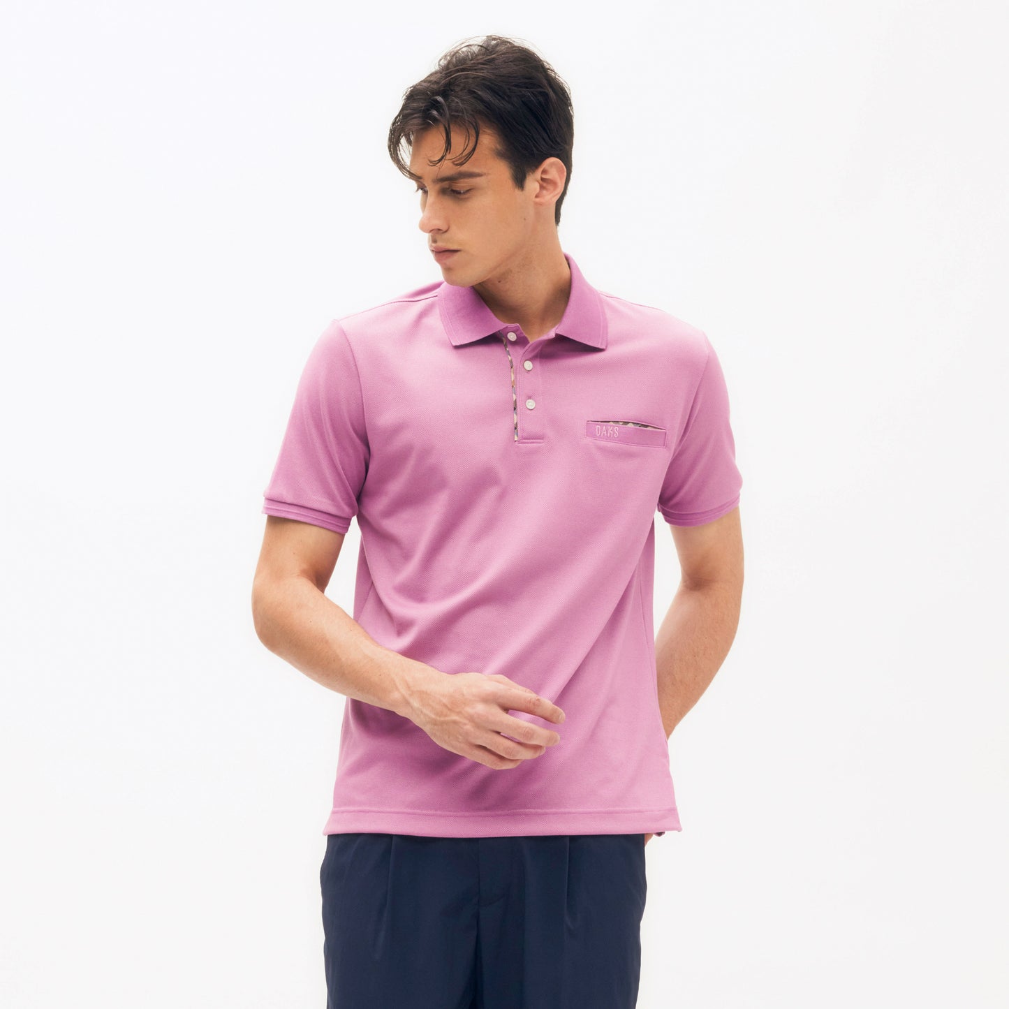 DAKS Logo Polo Shirt