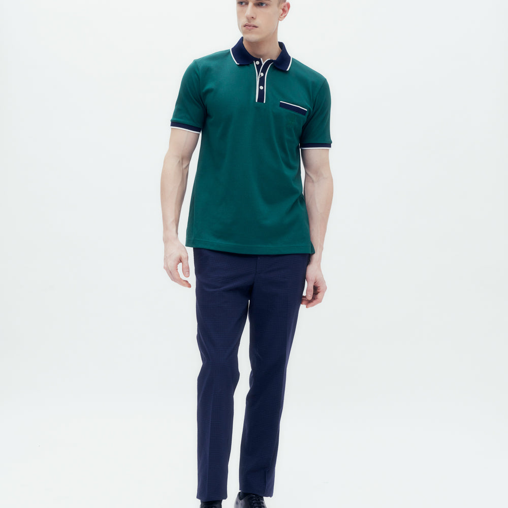 Bicolor Polo Shirt DAKS Hong Kong