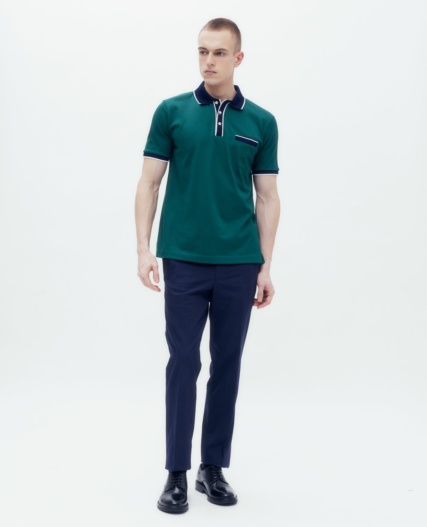 Bicolor Polo Shirt DAKS Hong Kong