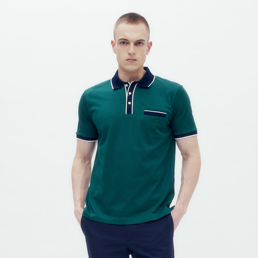 Bicolor Polo Shirt DAKS Hong Kong