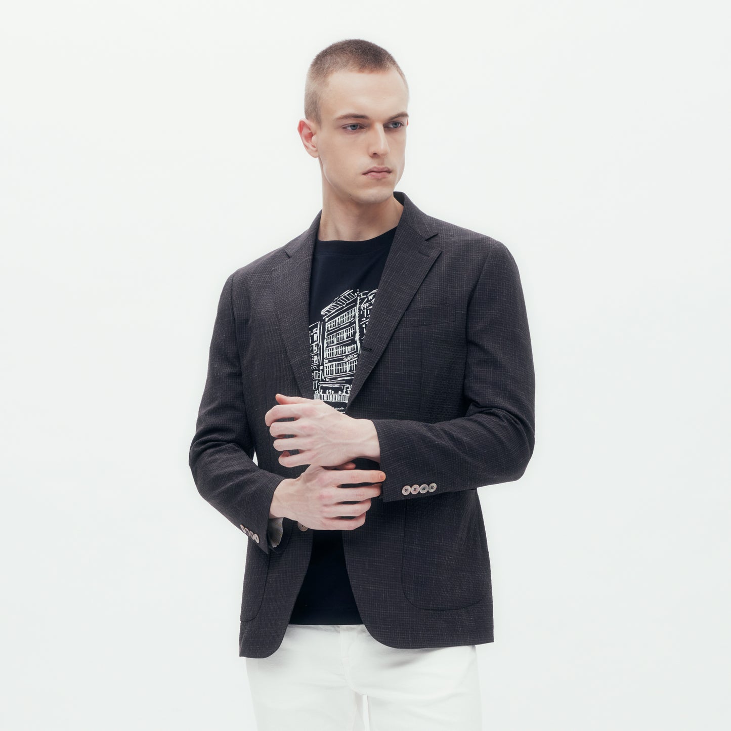 Summer Wool Blended Jacket DAKS Hong Kong