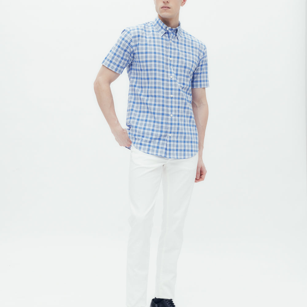 Short Sleeve Check Shirt DAKS Hong Kong