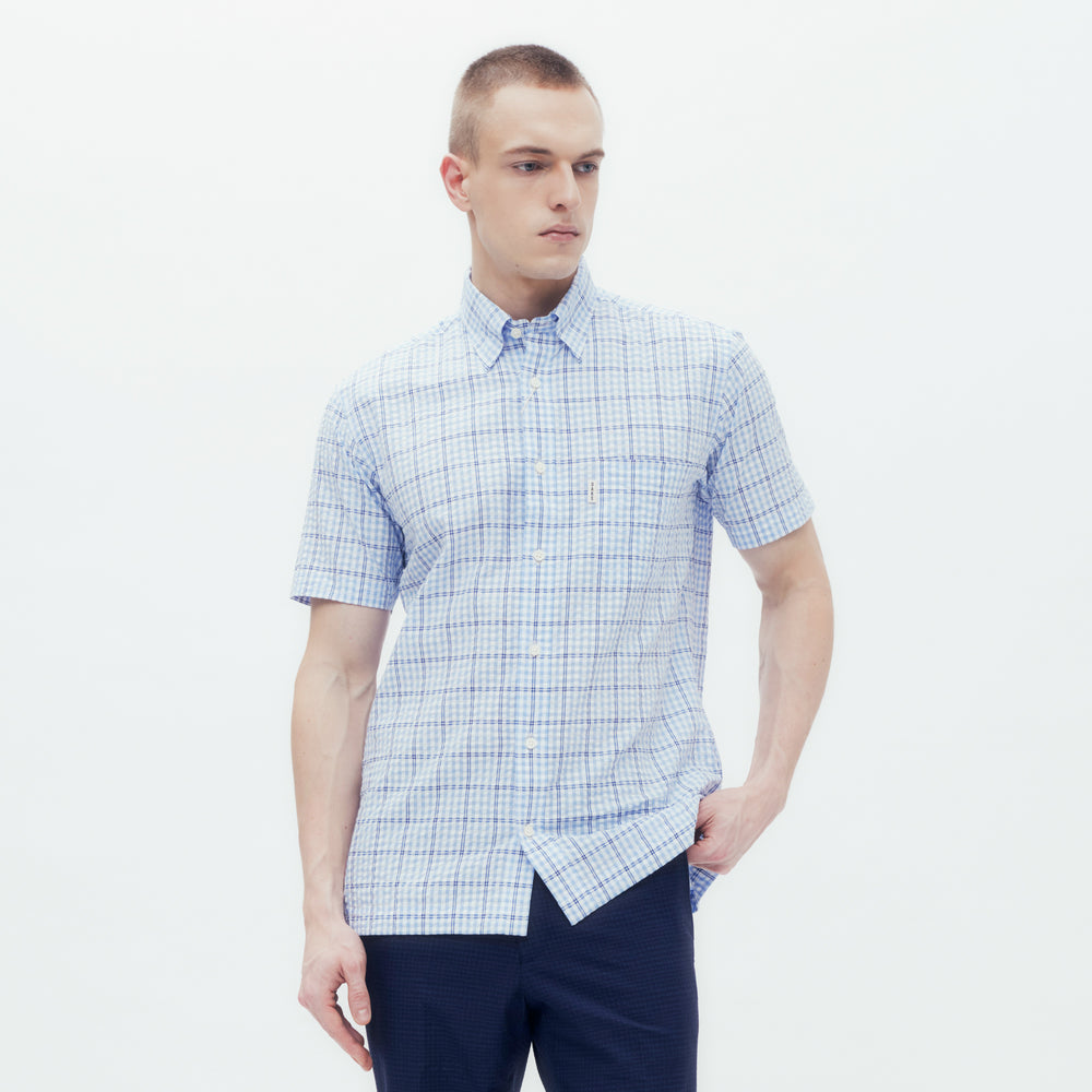 Short Sleeve Check Shirt DAKS Hong Kong