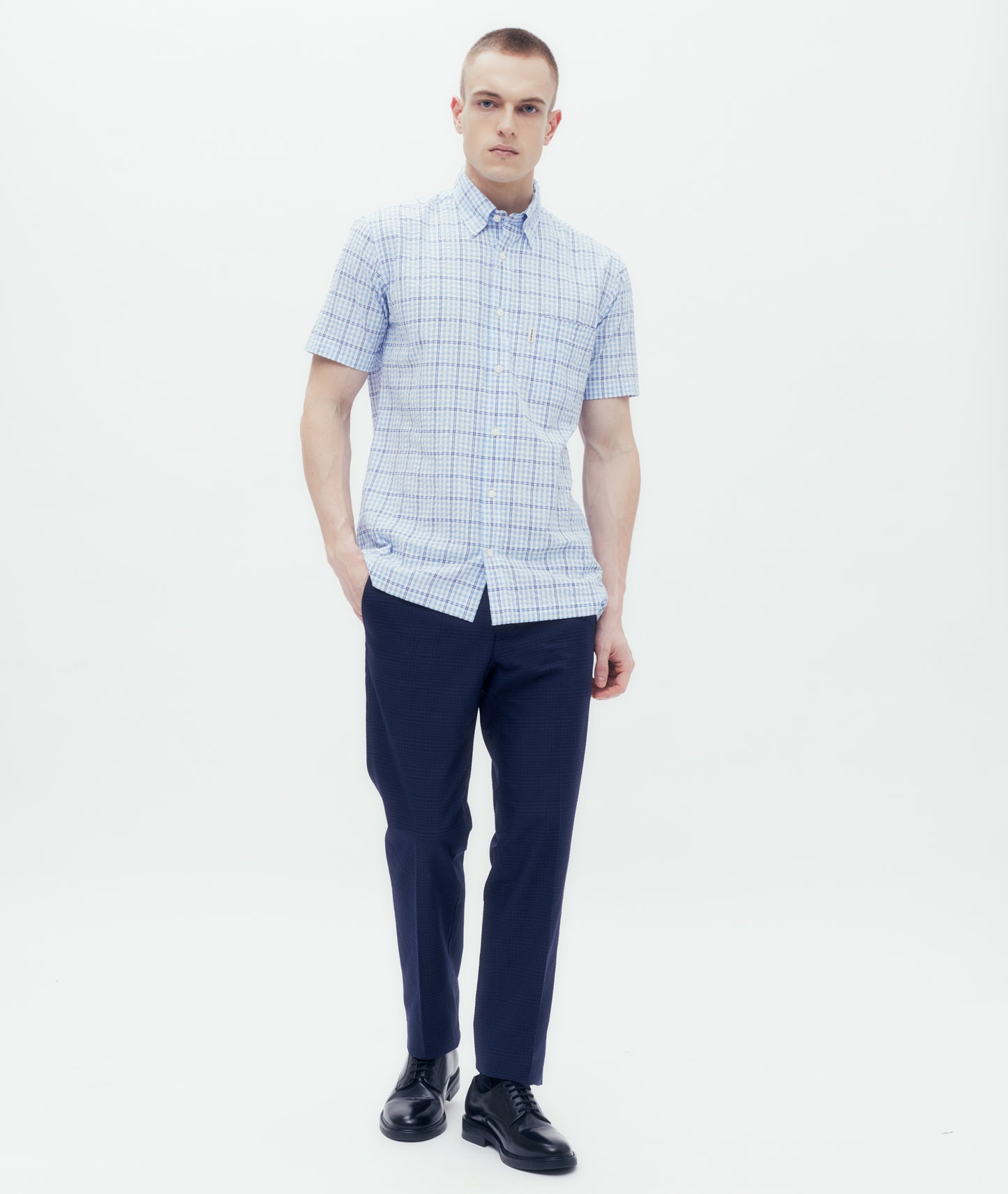 Short Sleeve Check Shirt DAKS Hong Kong