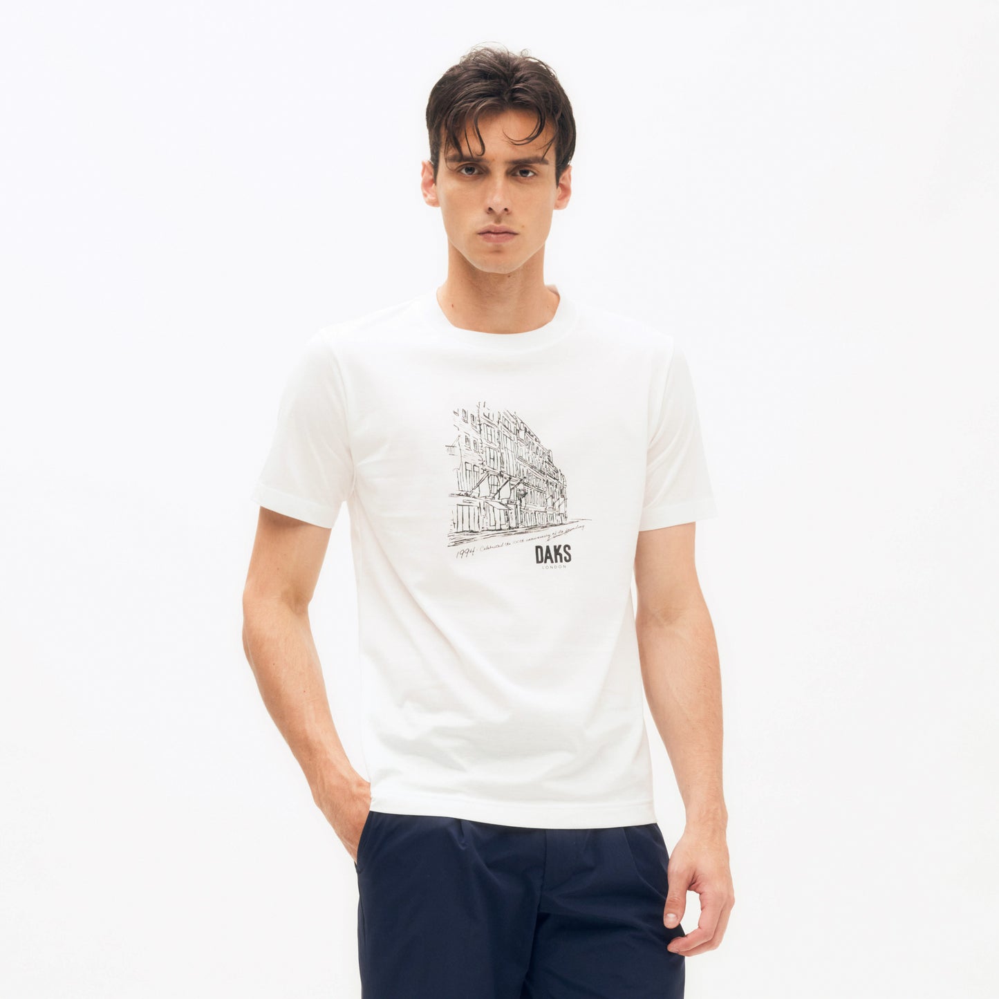10 Old Bond Street Print T-Shirt DG M