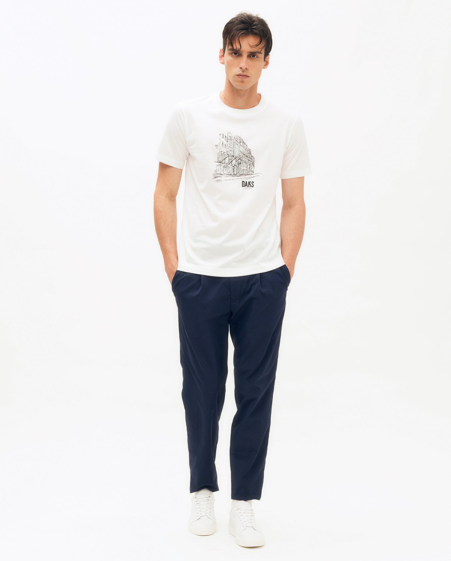 10 Old Bond Street Print T-Shirt DG M