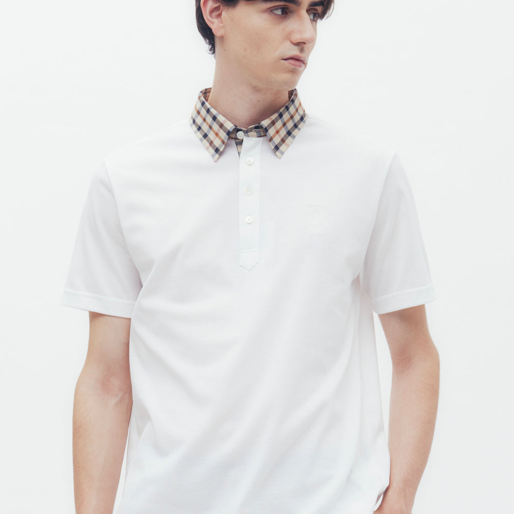 
                      
                        House Check Collar Polo Shirt
                      
                    