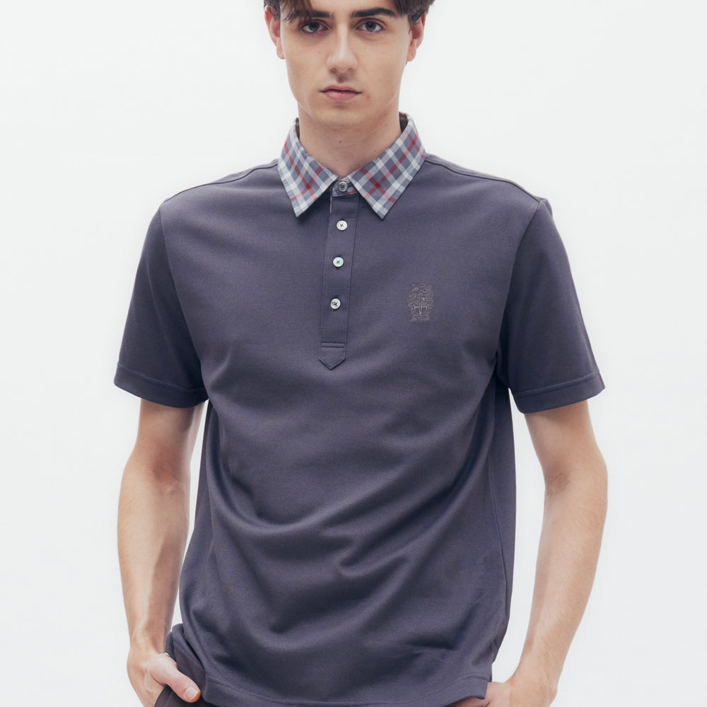 
                      
                        House Check Collar Polo Shirt
                      
                    