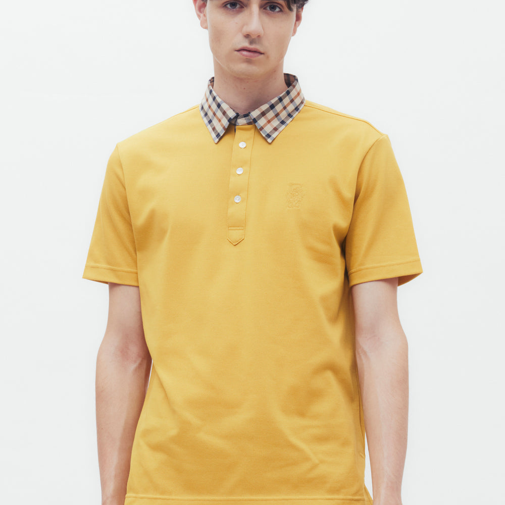 House Check Collar Polo Shirt